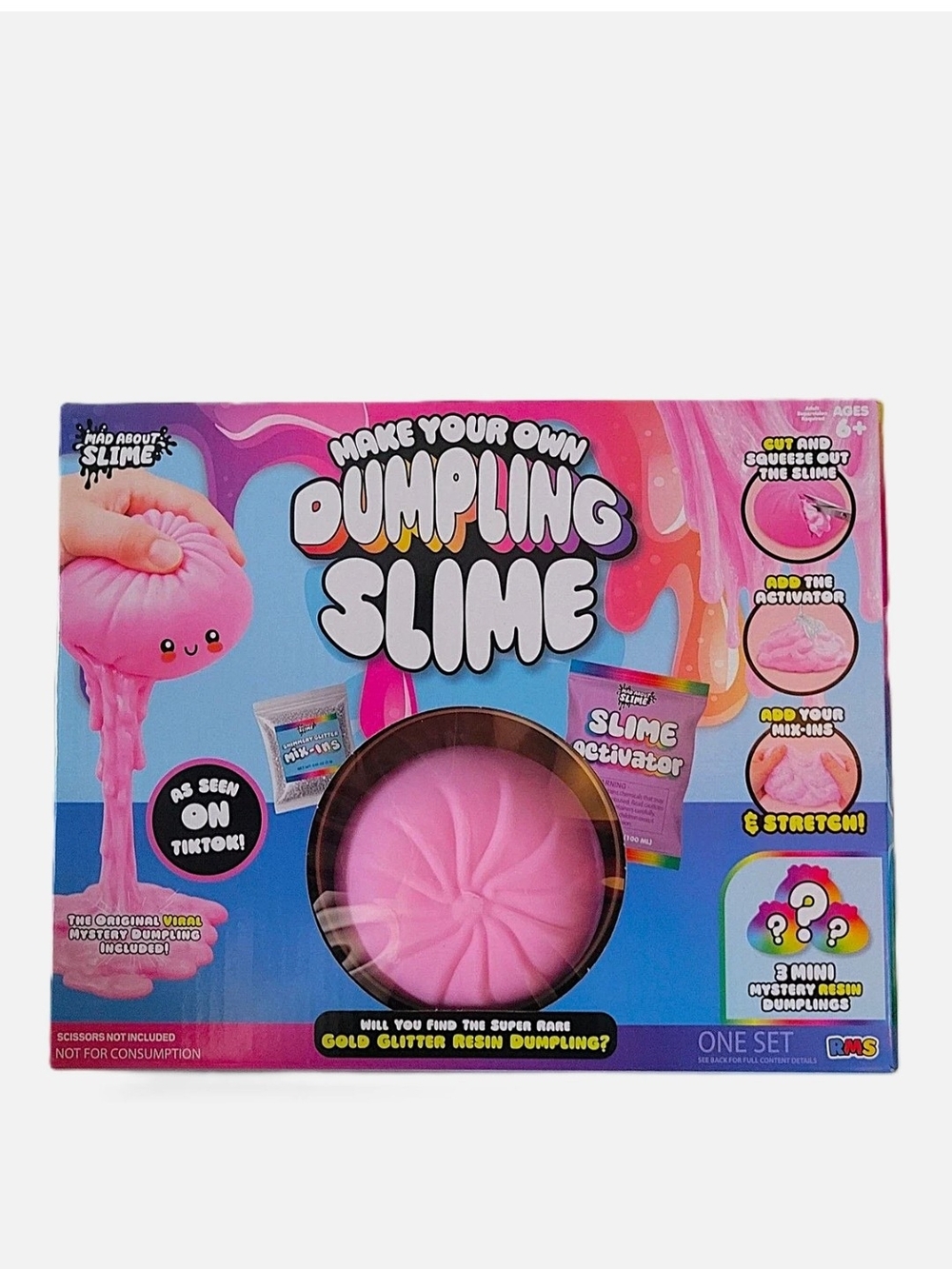 RMS Make Your Own Dumpling Slime Kit - Pink
